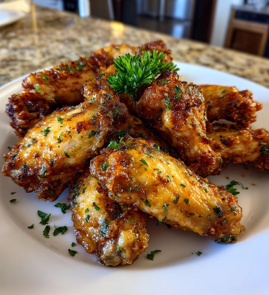 15 minute air fryer chicken wings - detail 1