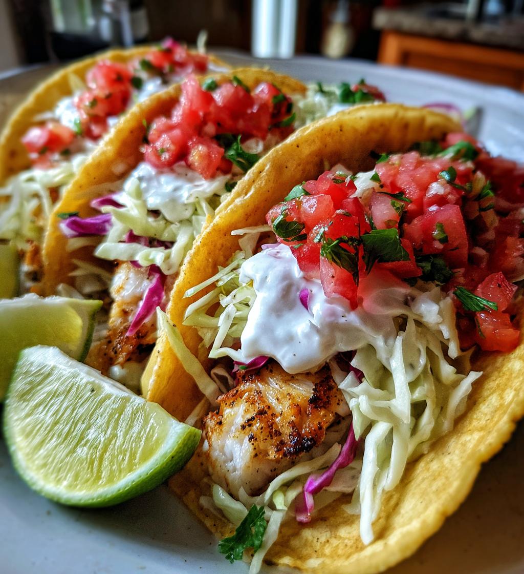 15 minute air fryer fish tacos - detail 1