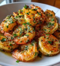 15 minute air fryer garlic butter shrimp