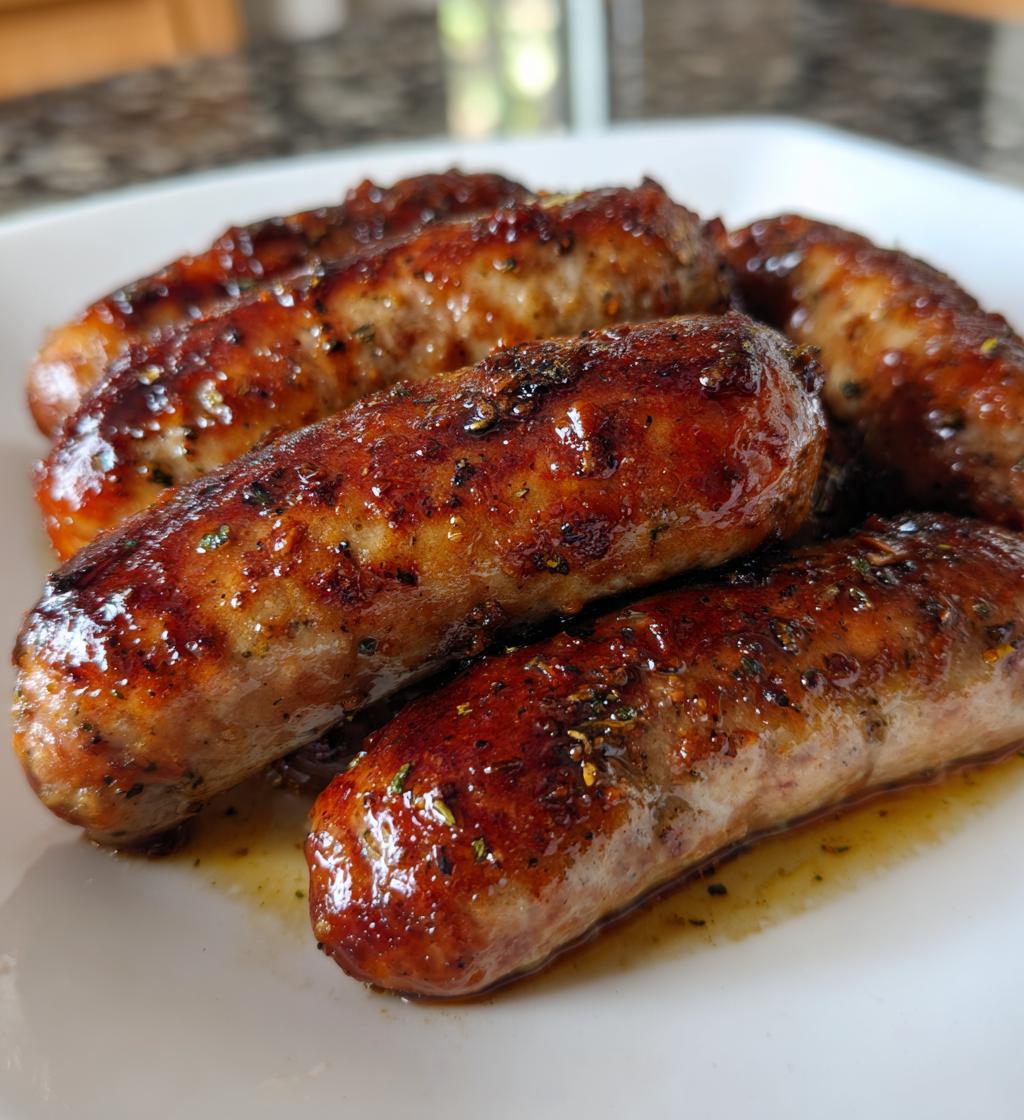 15 minute air fryer pork sausages