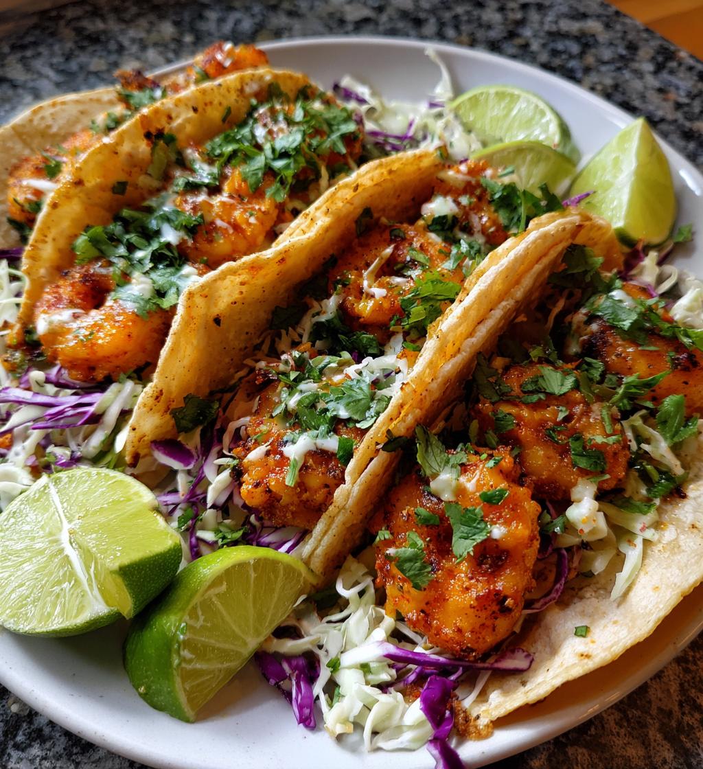 15 minute air fryer shrimp tacos