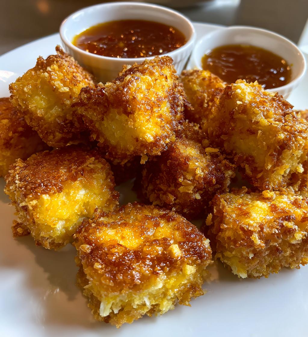 15 minute air fryer tofu nuggets - detail 1