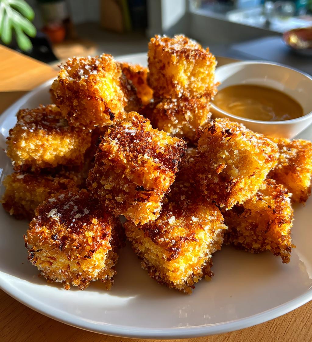 15 minute air fryer tofu nuggets