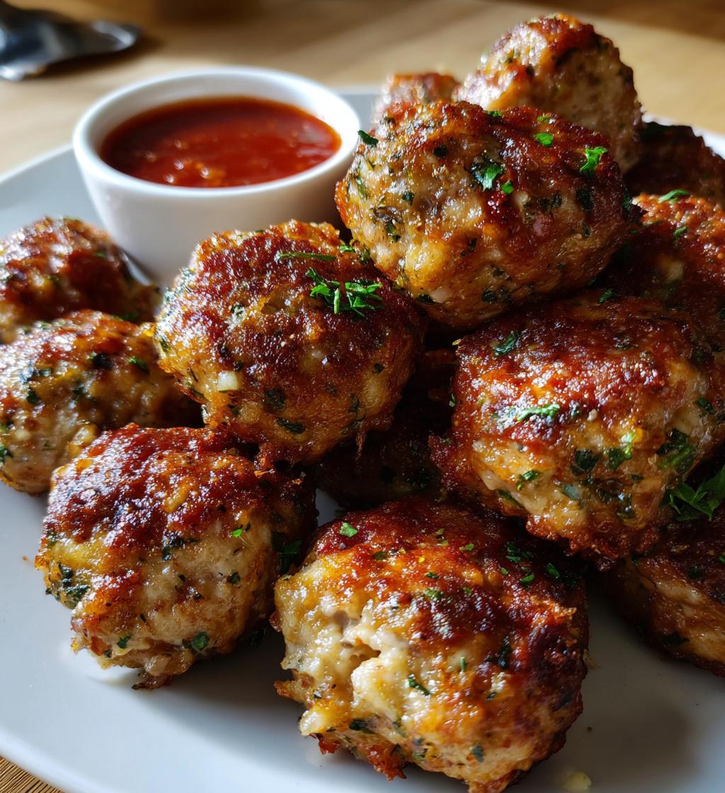15 minute air fryer turkey meatballs