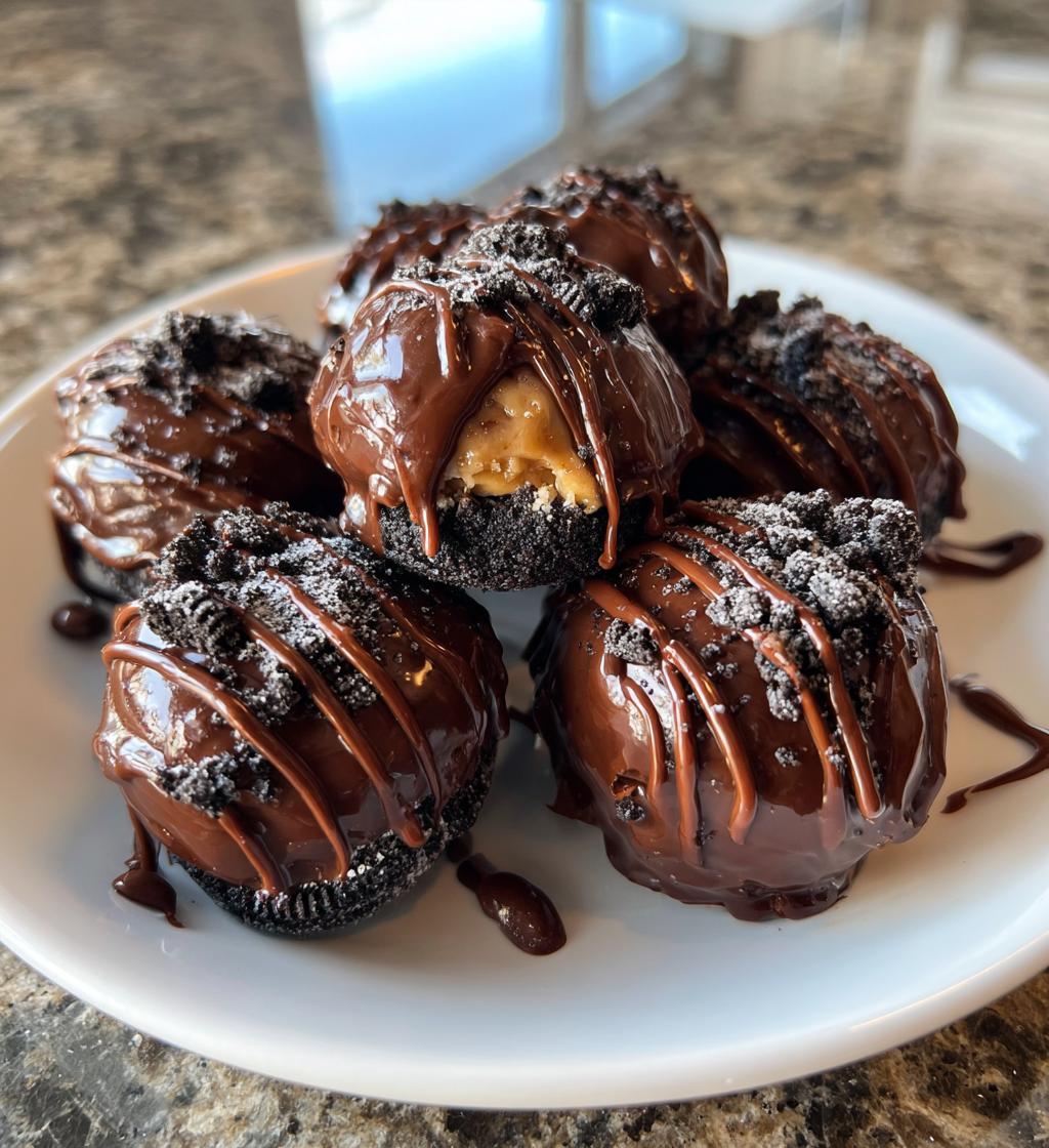 3 ingredient peanut butter oreo cookie balls