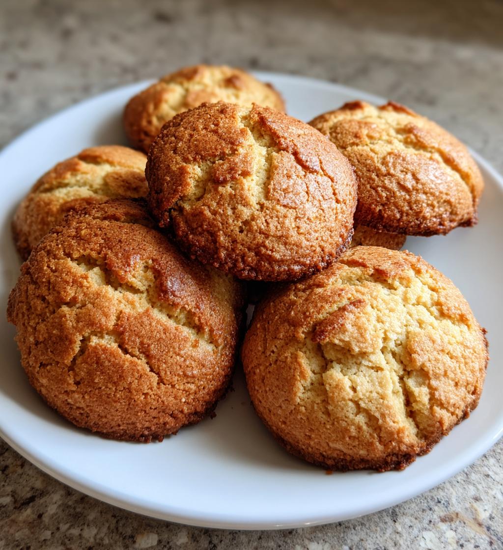 3 ingredients almond cookies - detail 1