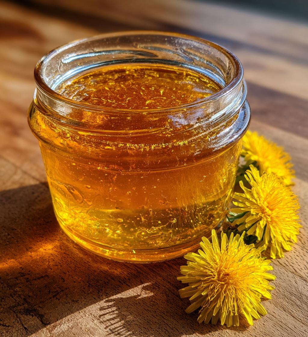 A Sweet Taste of Spring: Dandelion Jelly - detail 1