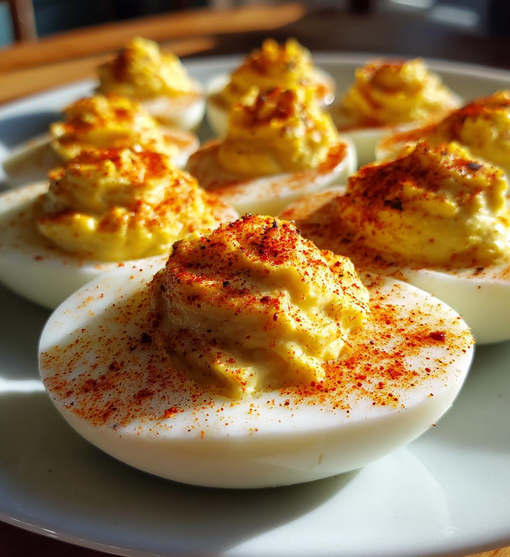 Air Fryer Deviled Eggs