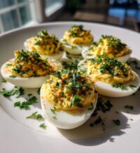 Anchovy Deviled Eggs