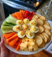 Appetizer Tray with Deviled Eggs