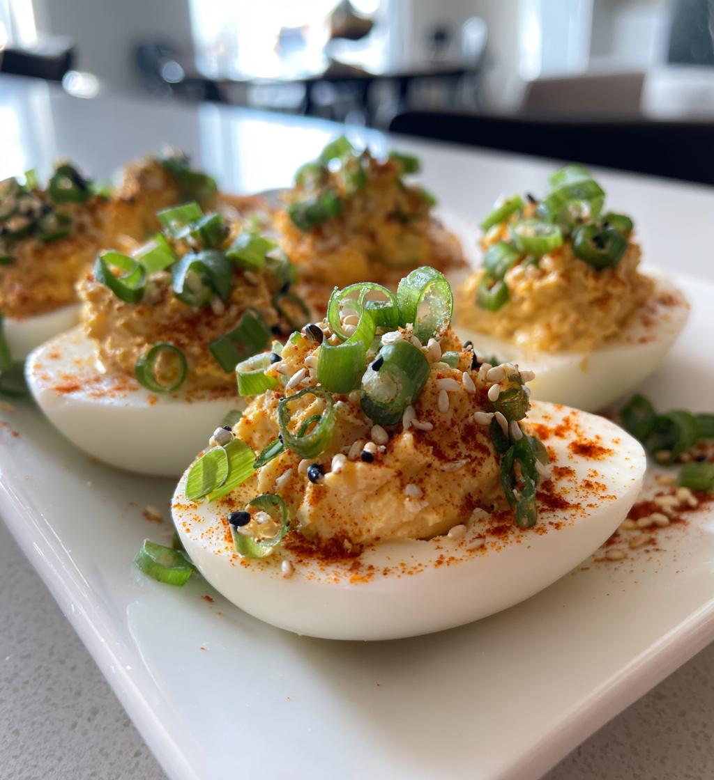 Asian-Inspired Deviled Eggs