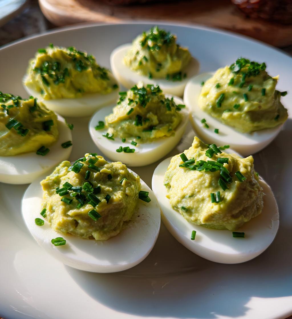 Avocado Deviled Eggs