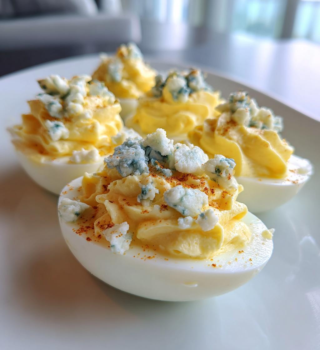 Blue Cheese Deviled Eggs - detail 1
