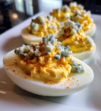 Blue Cheese Deviled Eggs