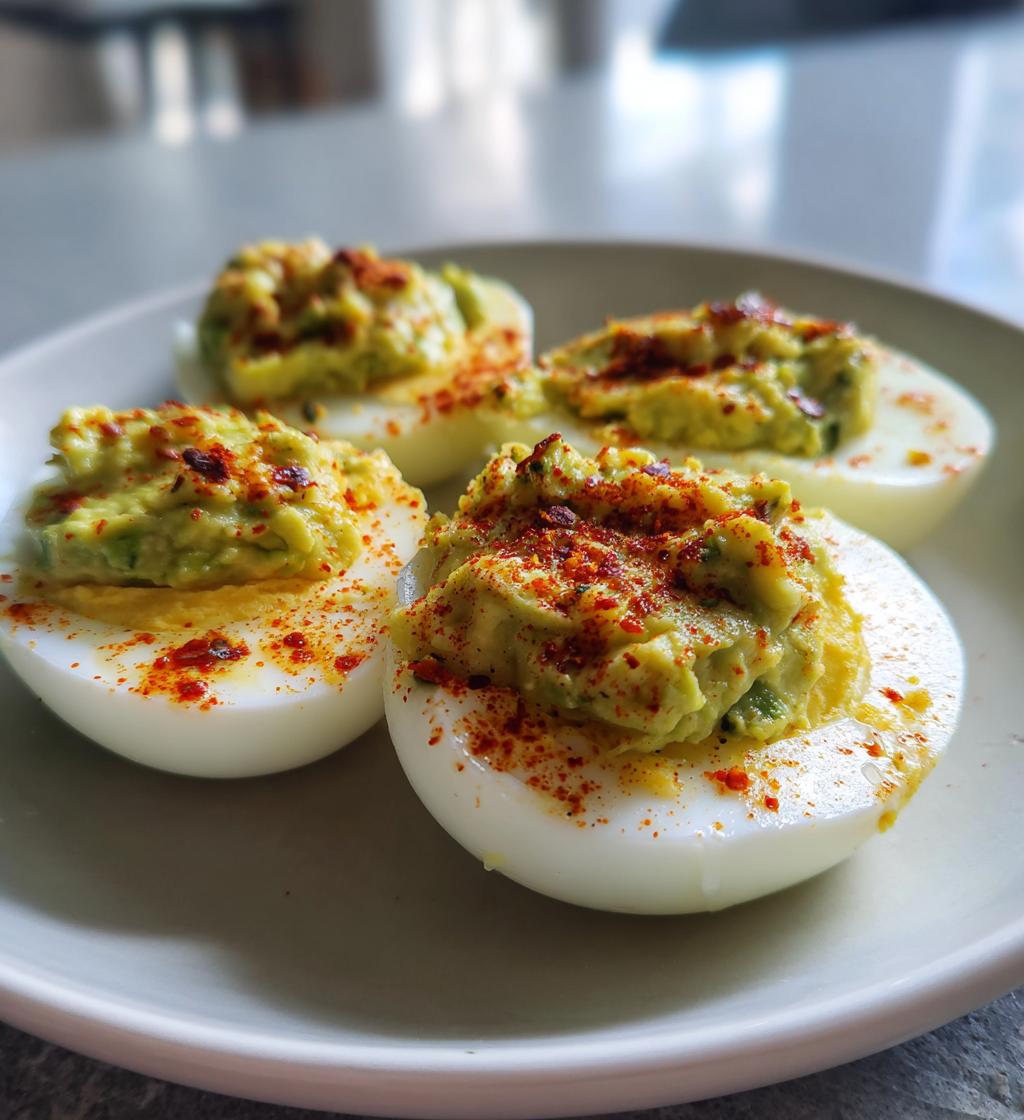 Boiled Egg Avocado Deviled Mash