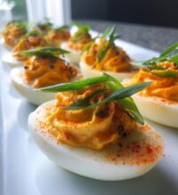 Buffalo-Style Deviled Eggs