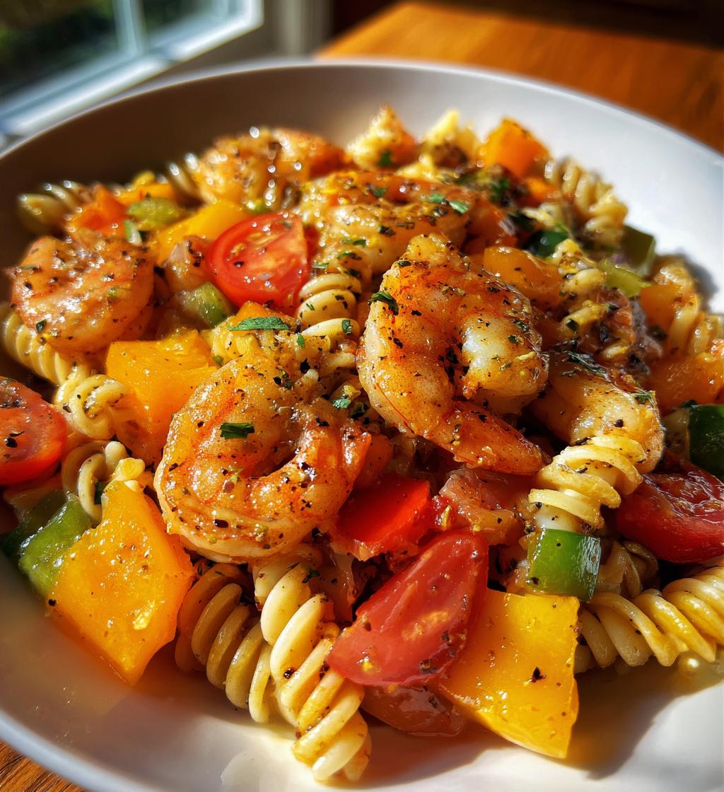 Cajun Shrimp Pasta Salad - detail 1