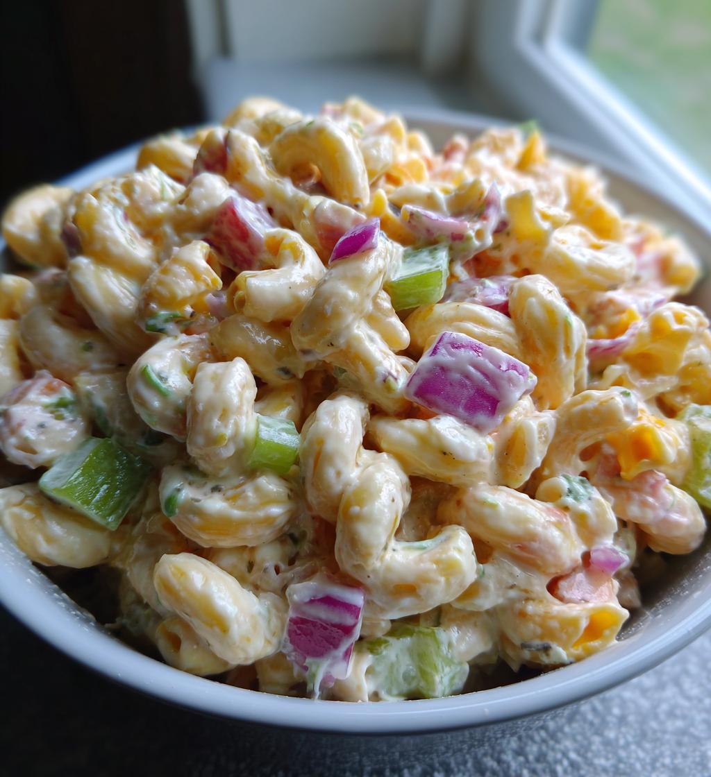 Cheddar Pasta Salad - detail 1