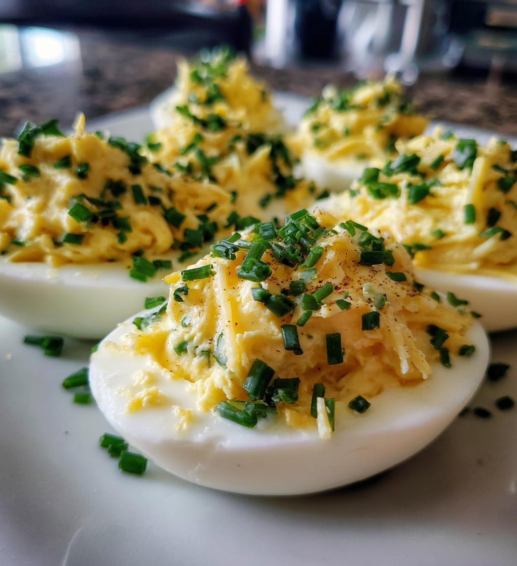 Cheese-Lover’s Deviled Eggs - detail 1