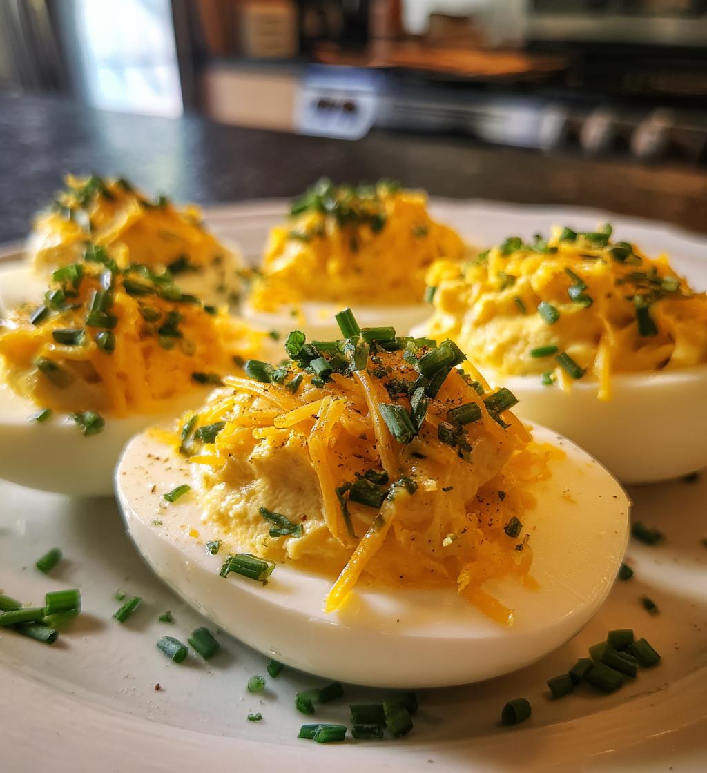 Cheese-Lover’s Deviled Eggs