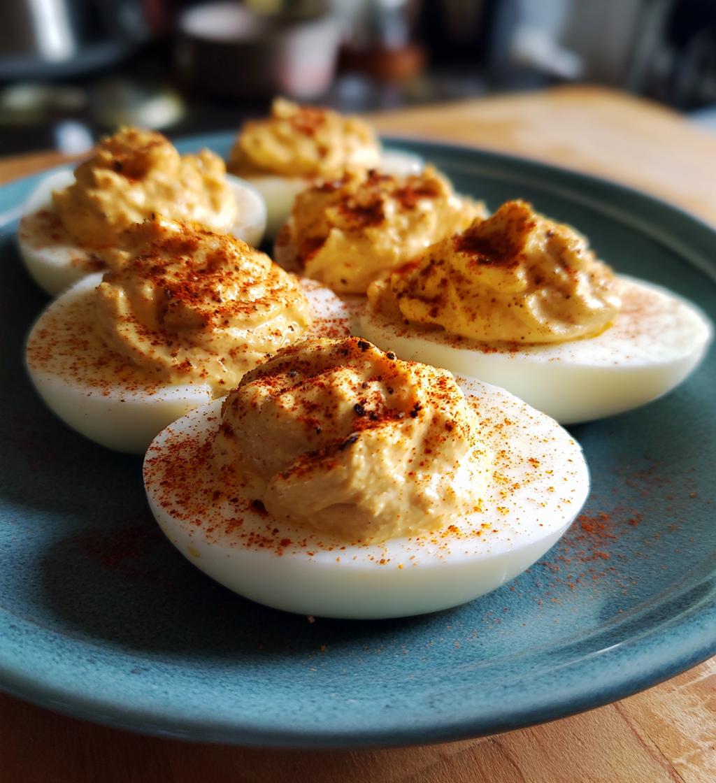 Chipotle Deviled Eggs - detail 1