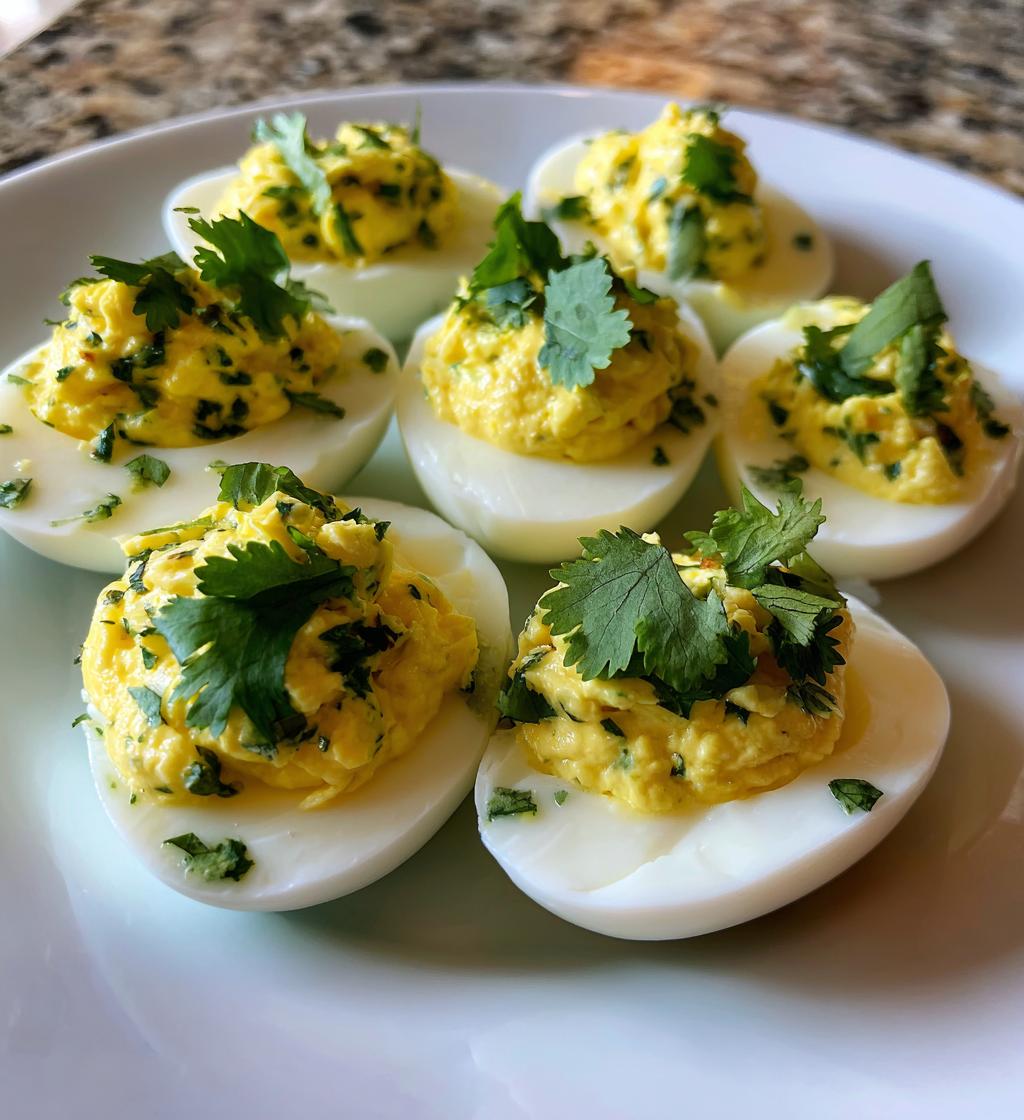 Cilantro-Lime Deviled Eggs - detail 1