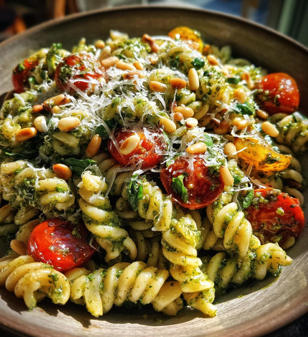 Cold Pesto Pasta Salad