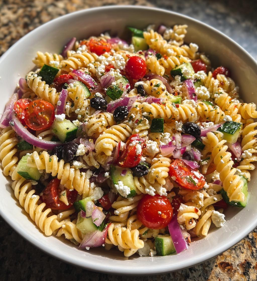 Cold Rotini Pasta Salad