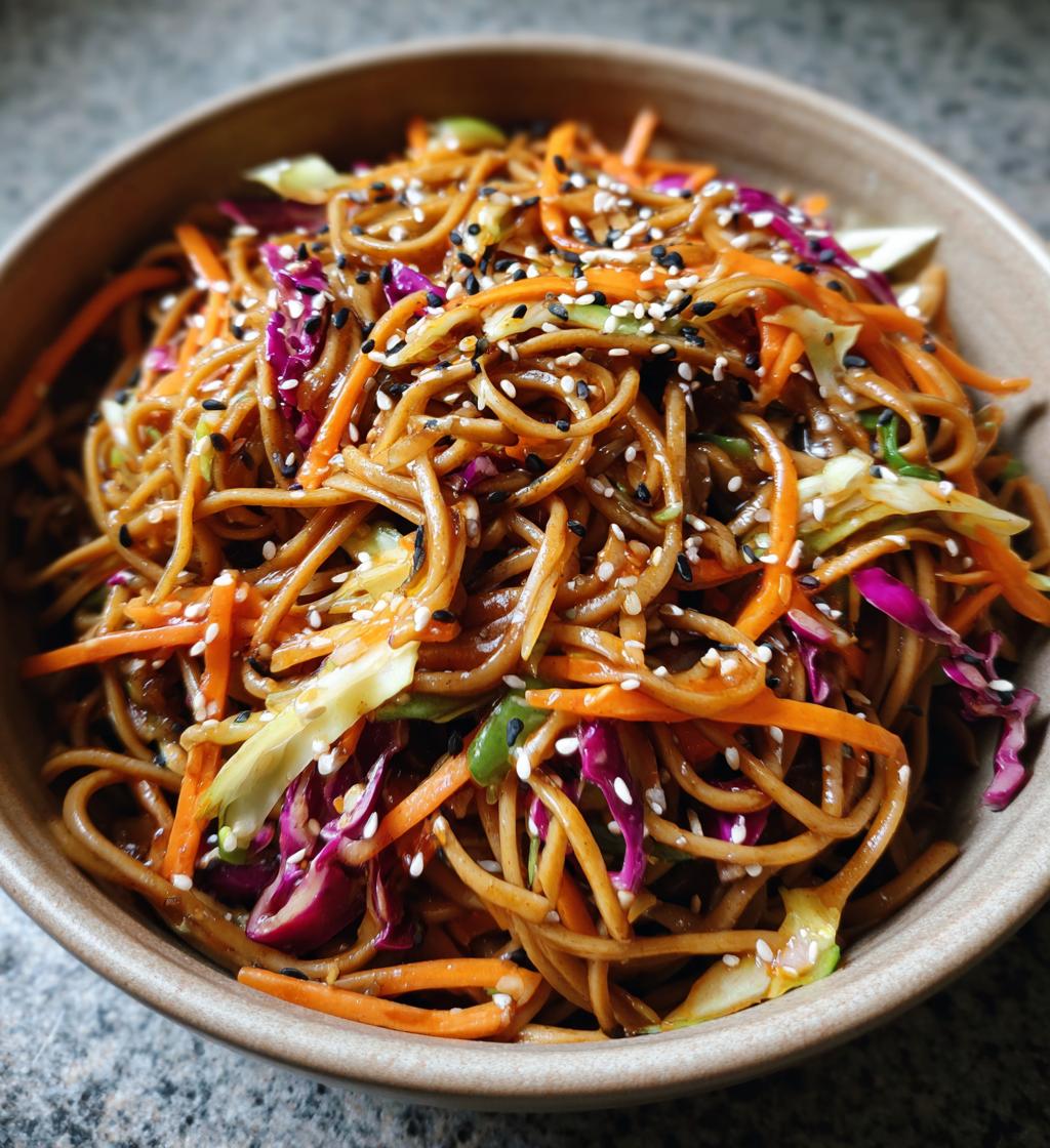 Cold Sesame Noodle Salad