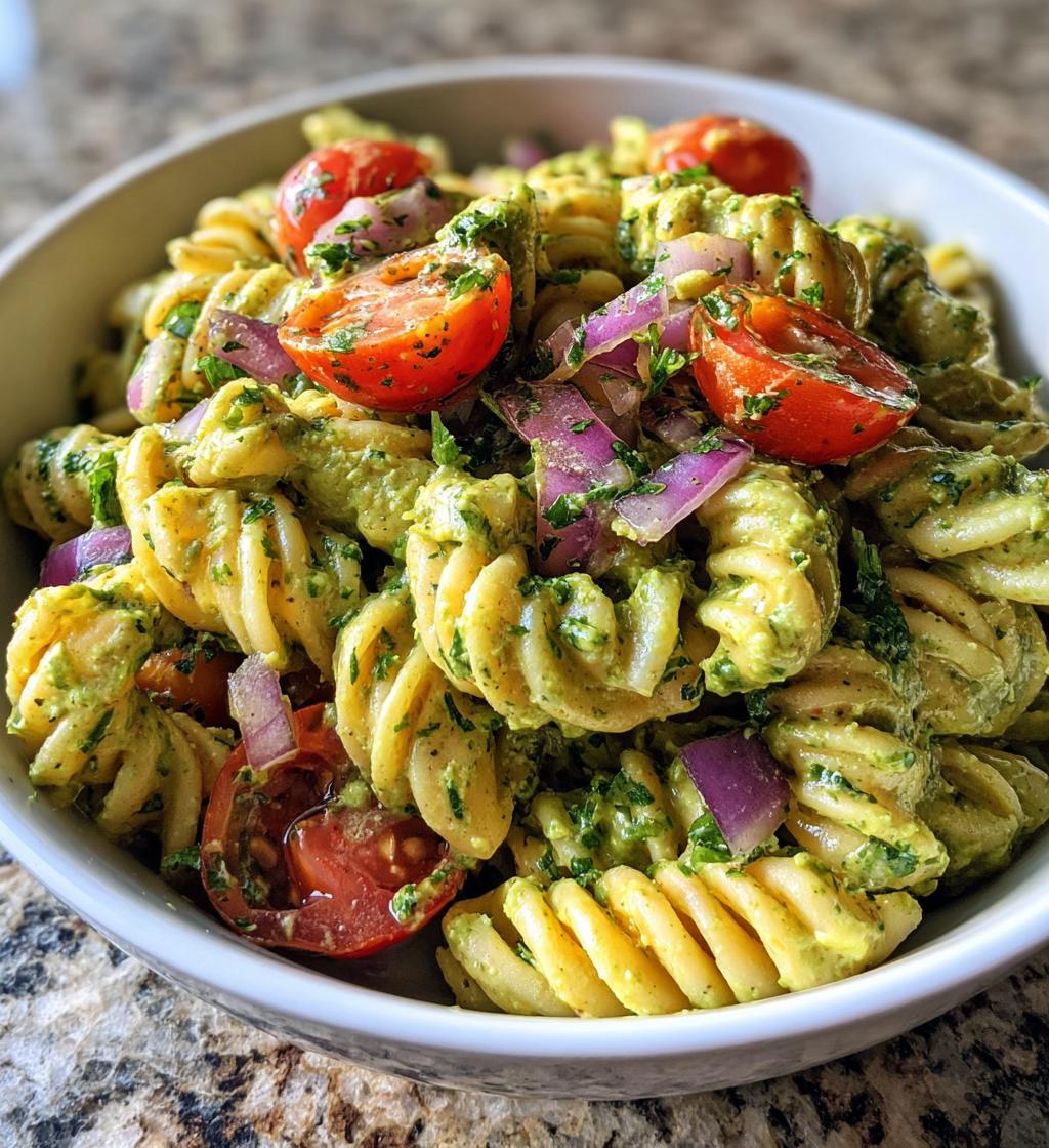 Creamy Avocado Pasta Salad - detail 1