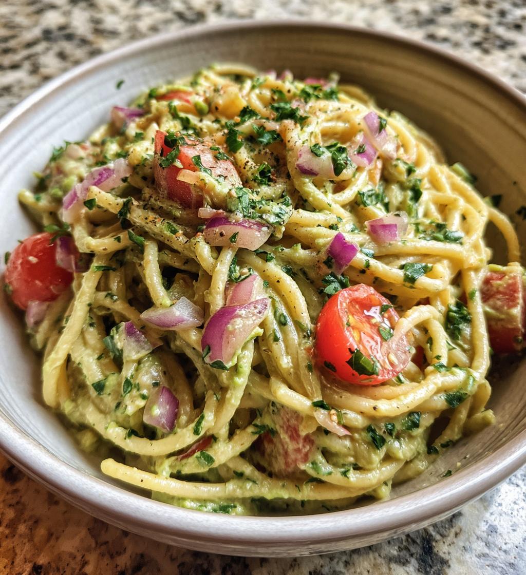 Creamy Avocado Pasta Salad