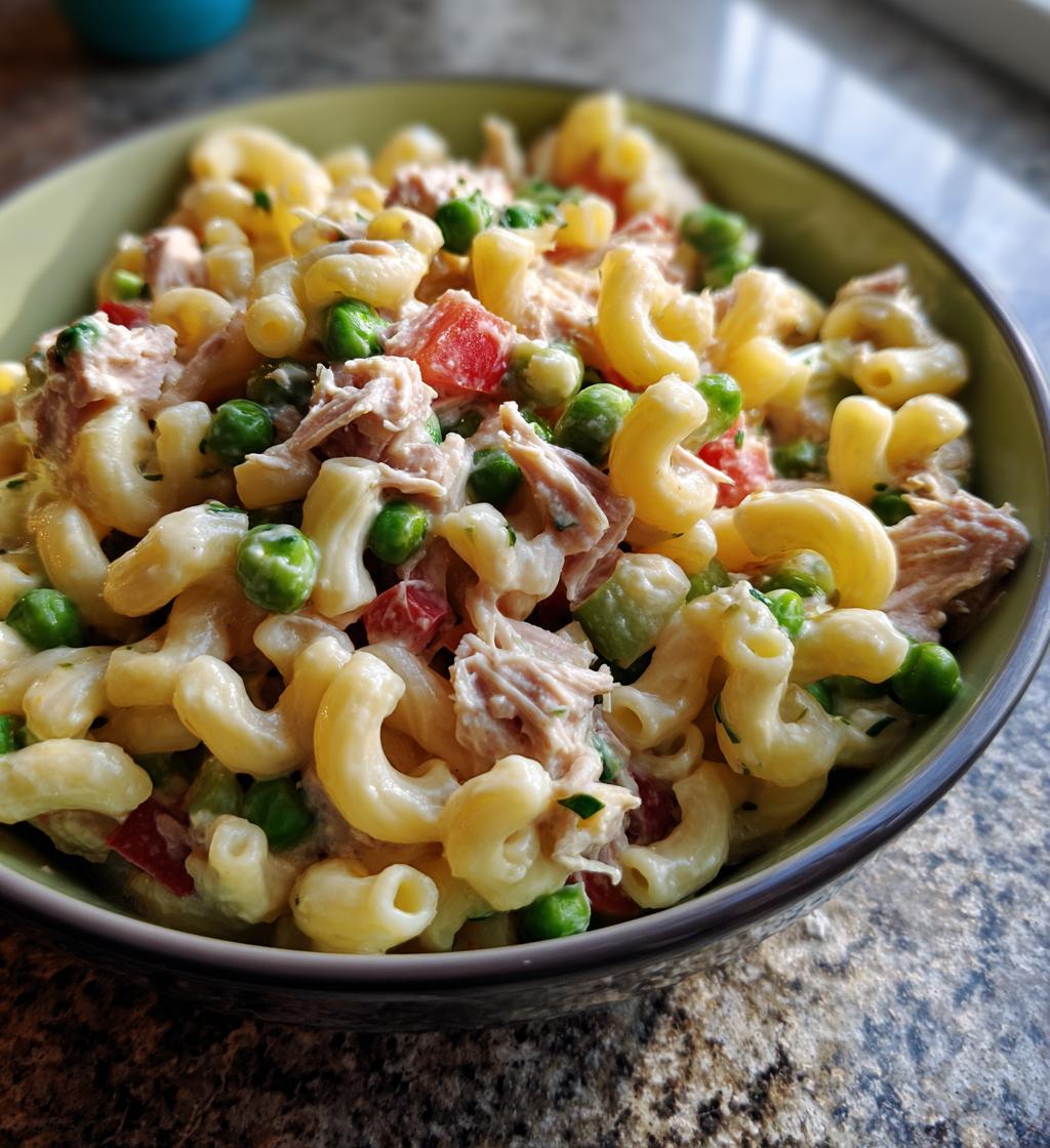 Creamy Tuna Pasta Salad