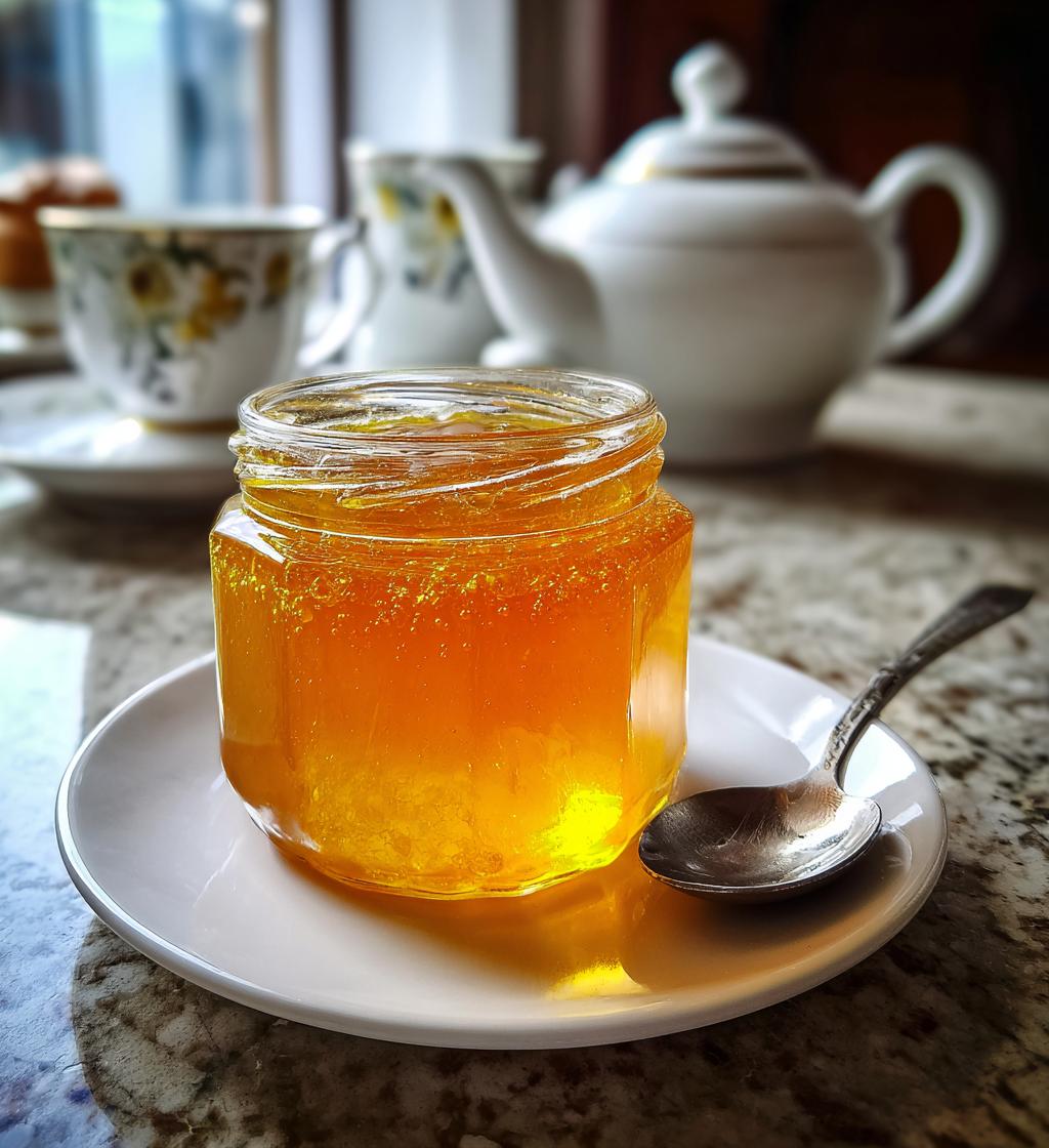 Dandelion Jelly for Tea Time