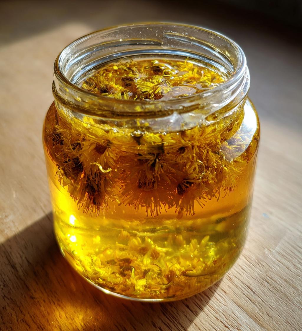 Dandelion Jelly with Chamomile - detail 1