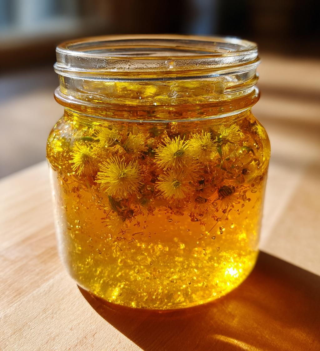 Dandelion Jelly with Chamomile