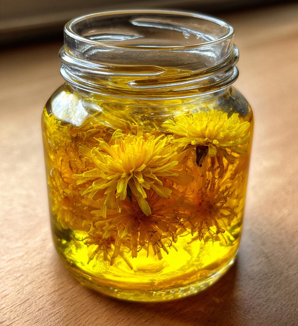 Dandelion Jelly with Ginger Twist - detail 1