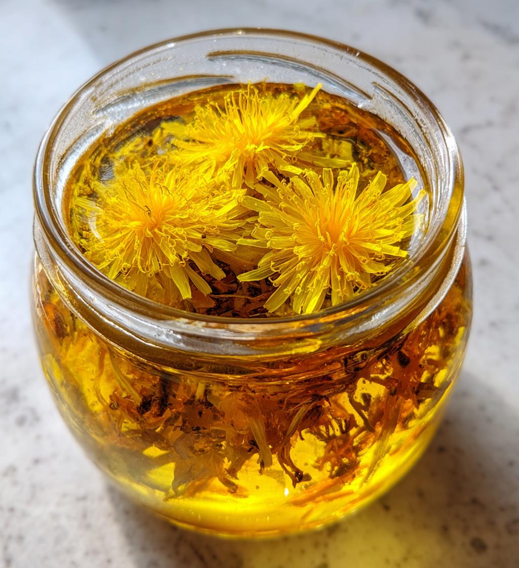 Dandelion Jelly with Orange Peel - detail 1