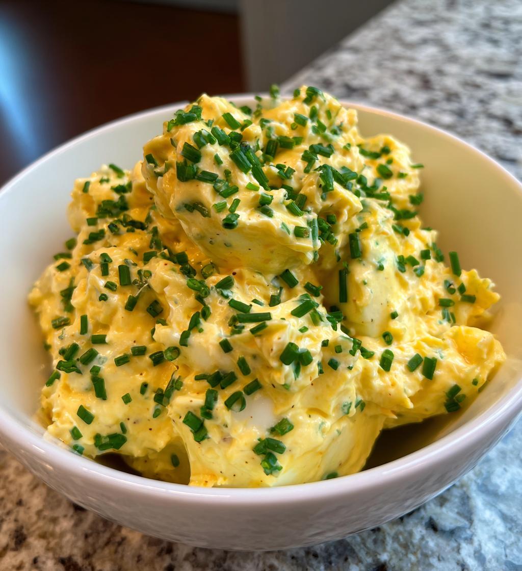 Deviled Egg Dip - detail 1