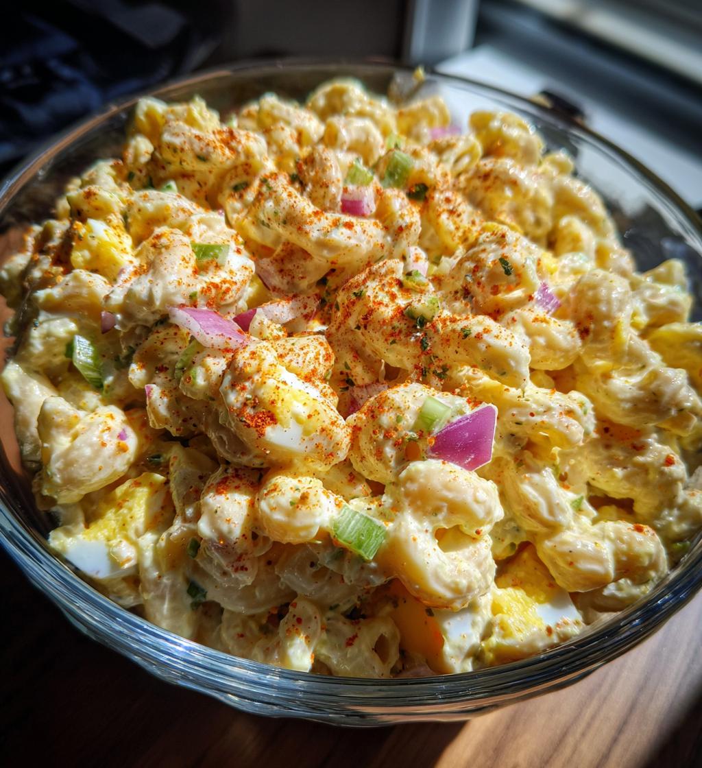 Deviled Egg Pasta Salad