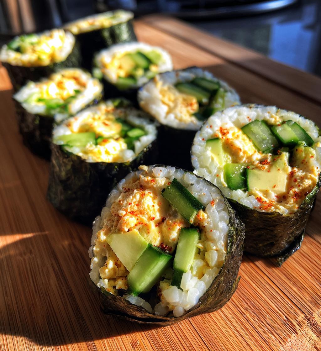 Deviled Egg Sushi - detail 1