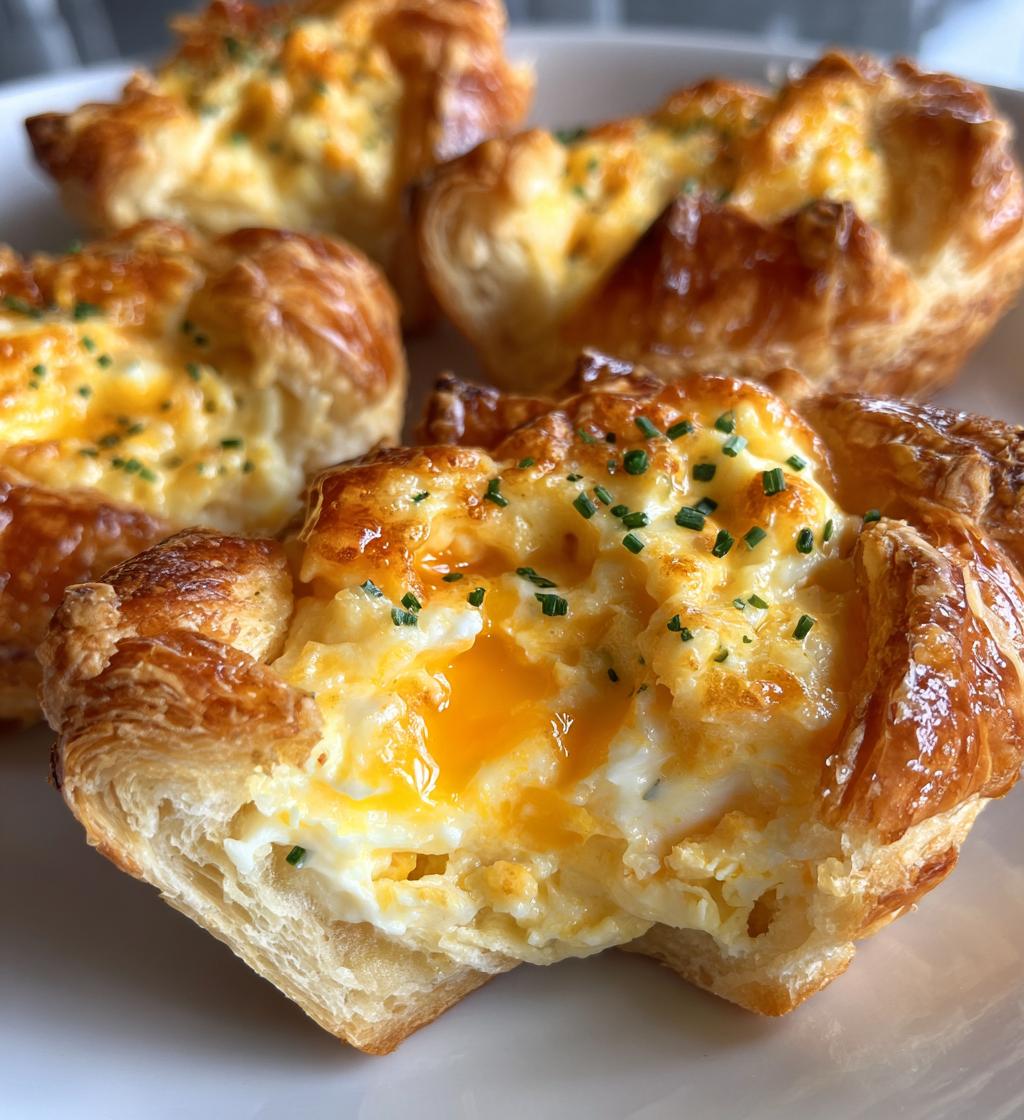 Deviled Eggs in Puff Pastry - detail 1