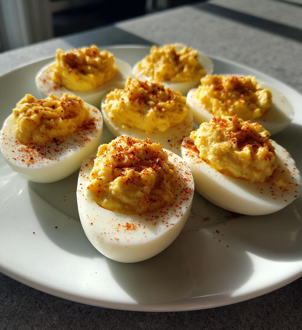 Deviled Eggs with Cottage Cheese - detail 1