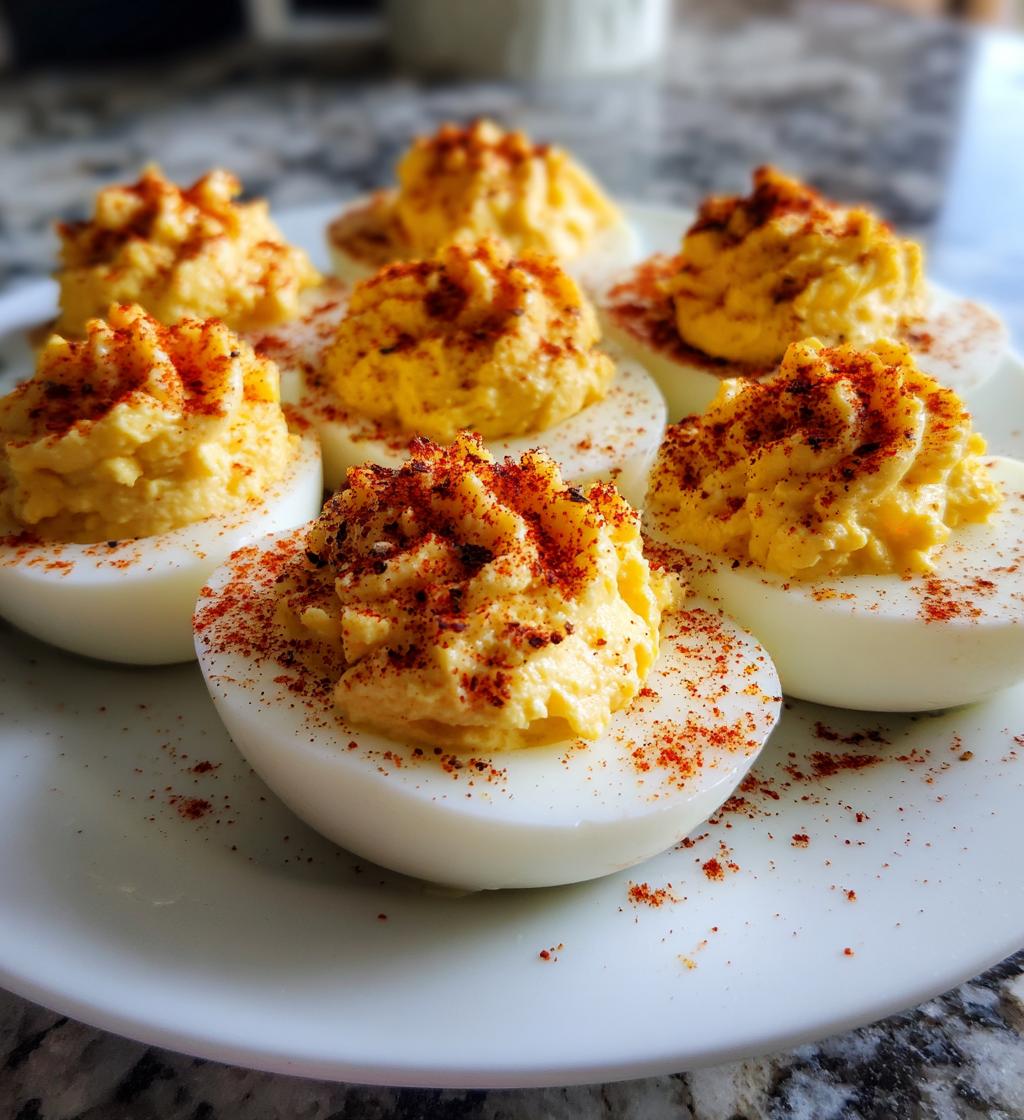 Deviled Eggs with Cream Cheese - detail 1