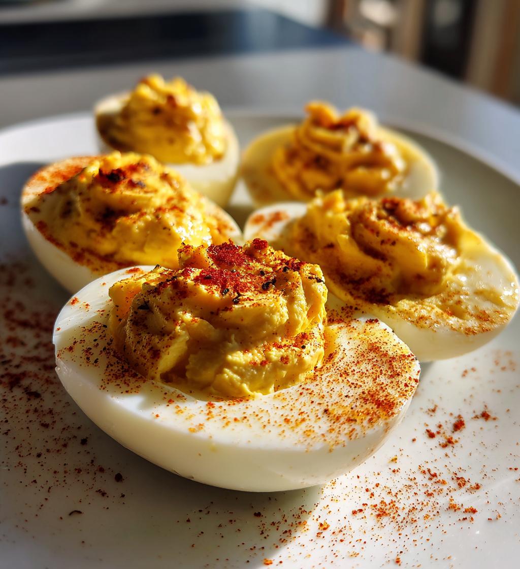 Deviled Eggs with Runny Yolks