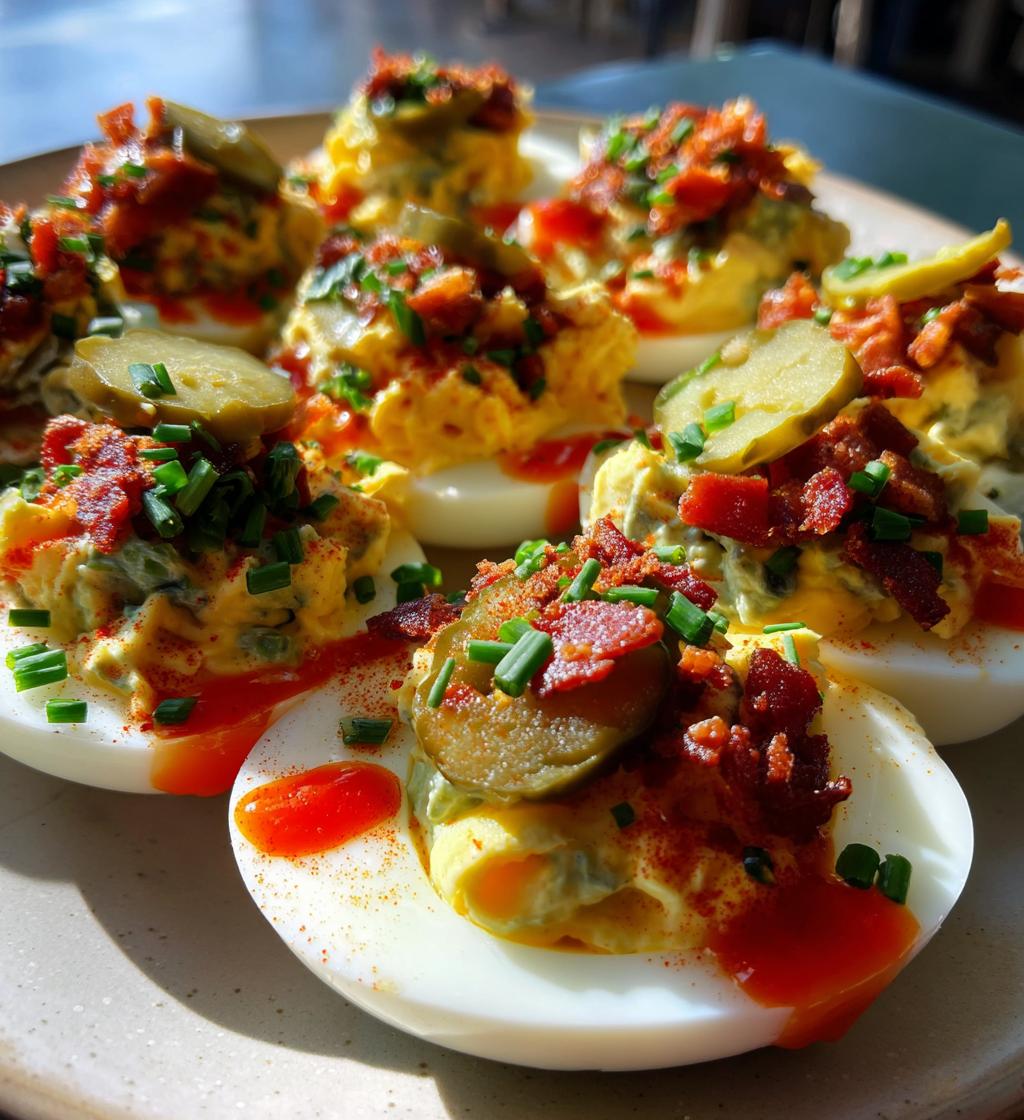 Deviled Eggs with Toppings Bar - detail 1