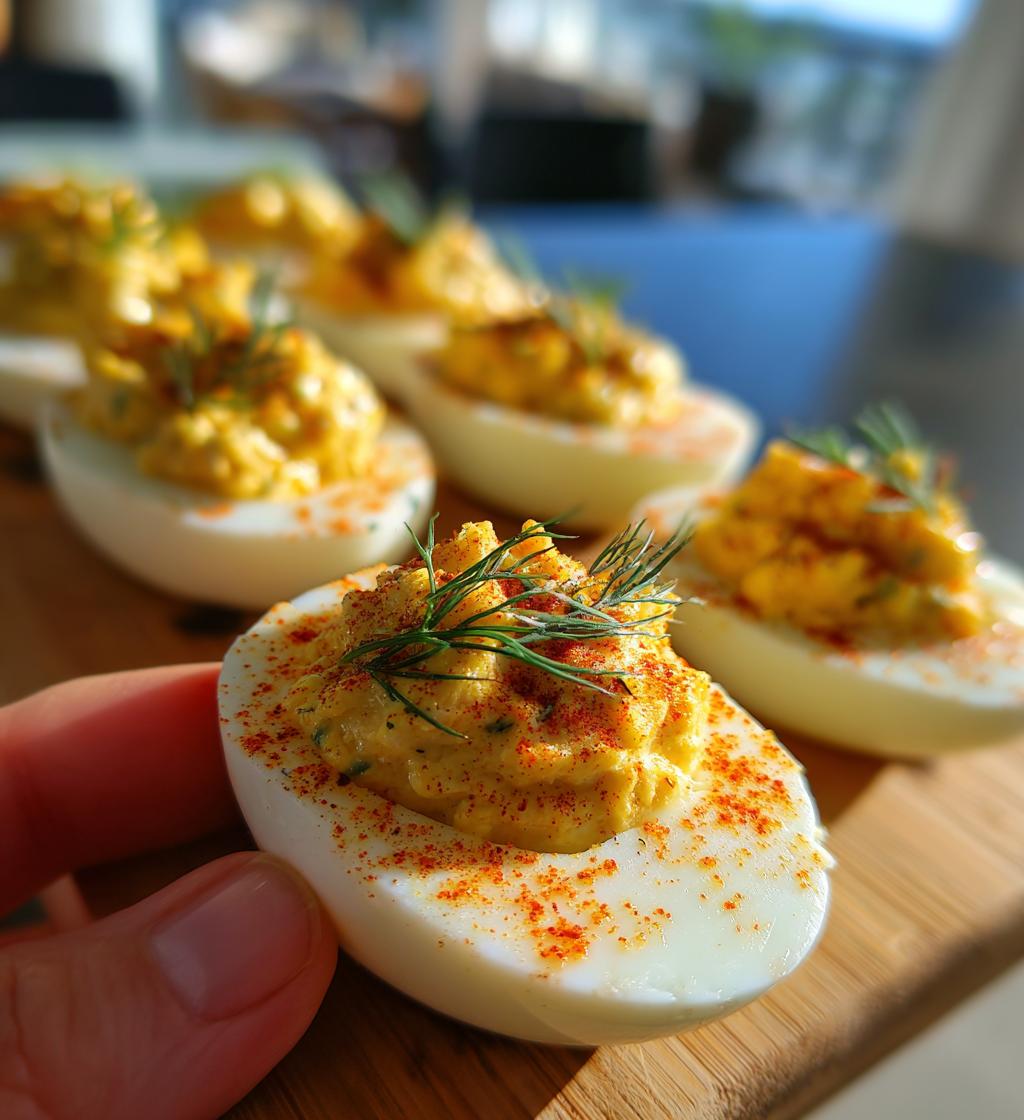 Dill Deviled Eggs