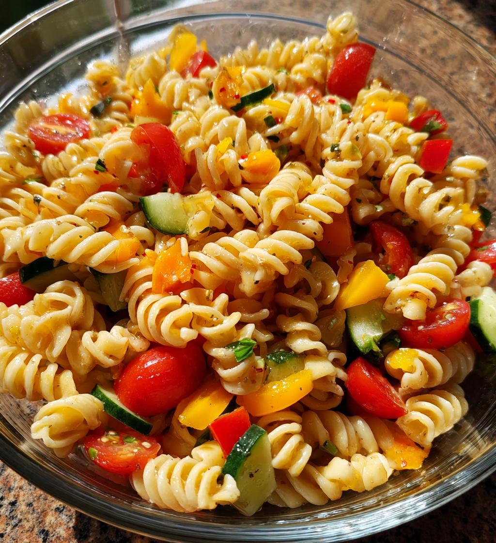 Easy Cold Pasta Salad for Picnics