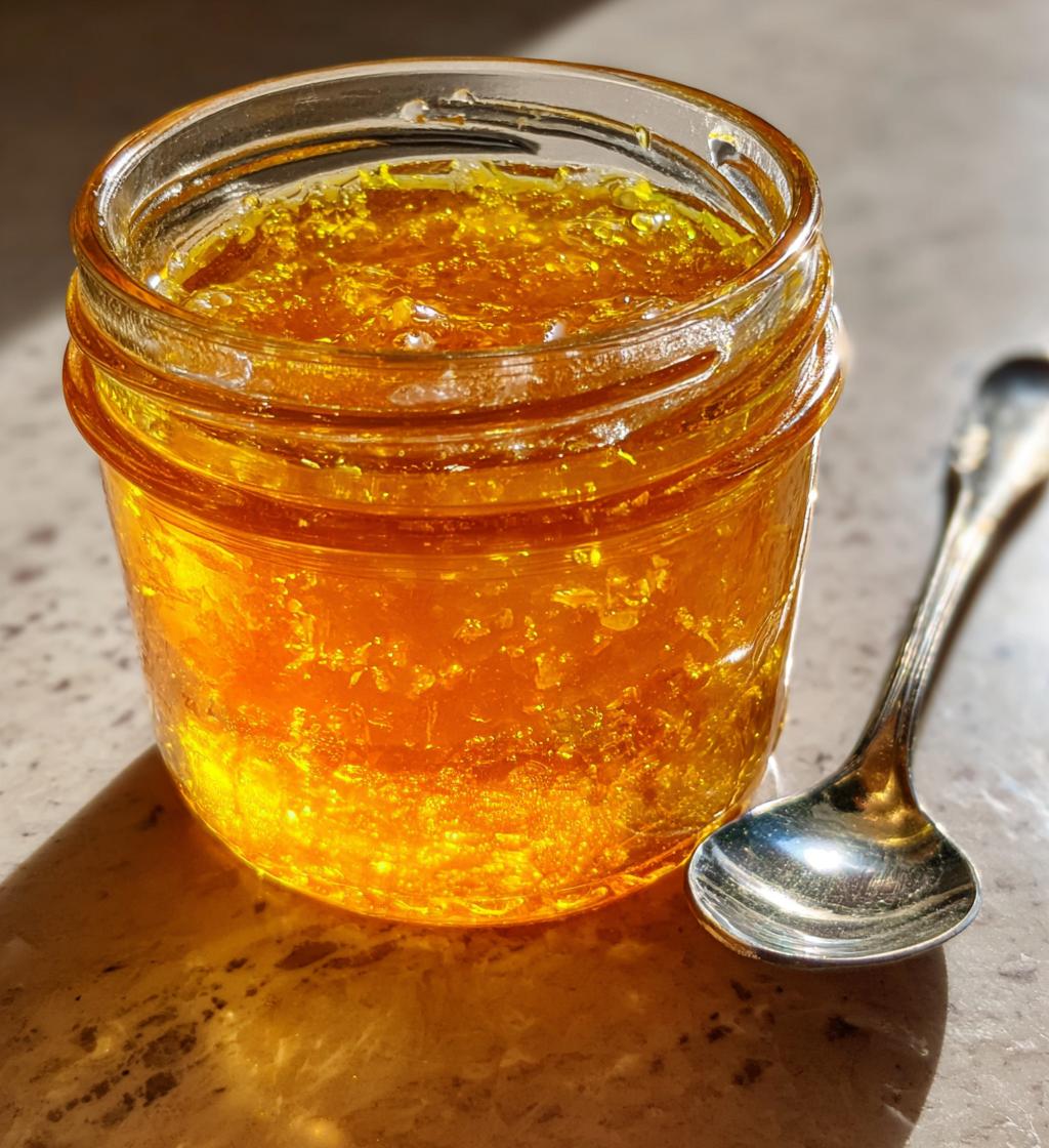 Easy Homemade Dandelion Jelly - detail 1
