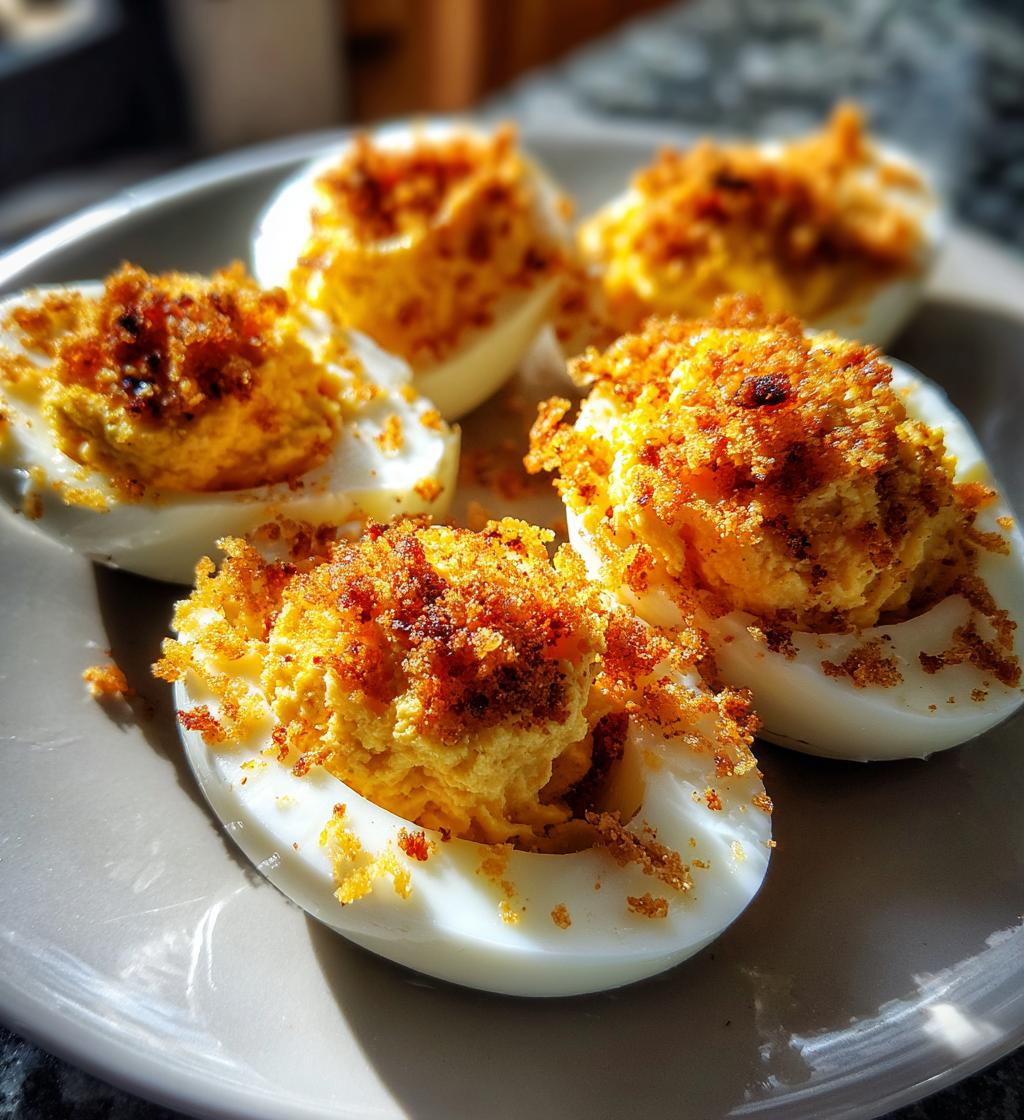Fried Deviled Eggs - detail 1