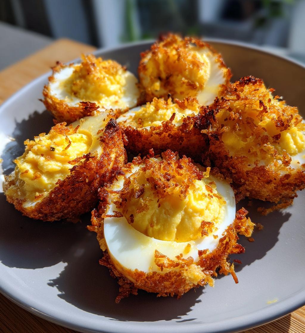 Fried Deviled Eggs